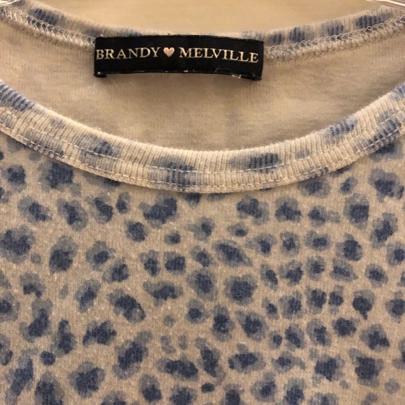 ❌ SOLD ❌ BM Blue Cheetah Print Ashlyn Top - Picture 4 of 4